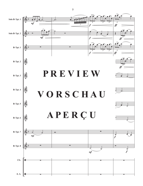 Product gallery: Page 9 of 21 Ripples , , (trumpet ensemble, 8 parts + 2x trumpet in Bb solo)