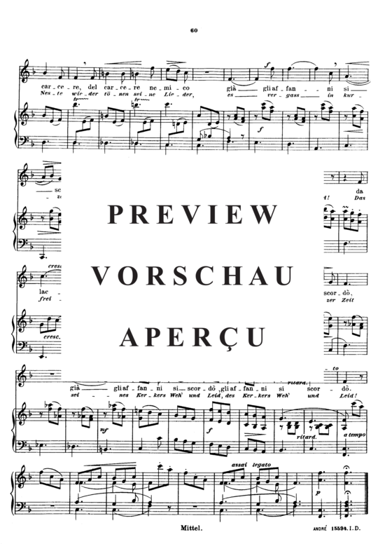 gallery: L´augellin da´ lacci , Sieber Ferdinand, (Gesang mittel + Klavier)