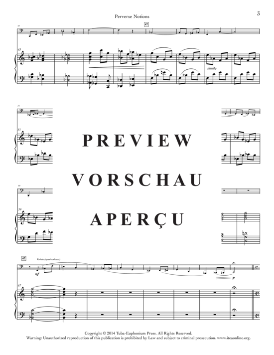 Produktgalerie: Seite 5 von 13 Perverse Notions , , (Tuba + Klavier)