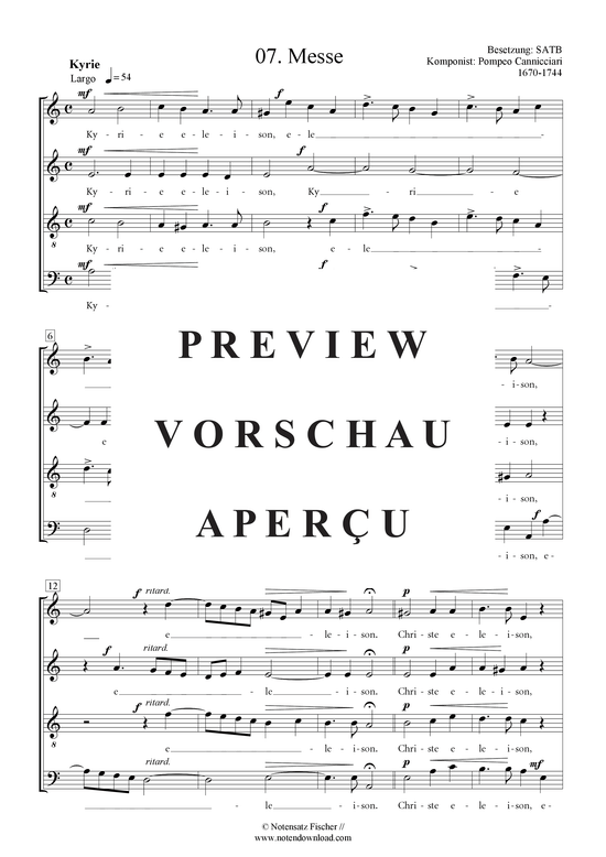 Produktgalerie: Seite 2 von 18 Messe , , (Gemischter Chor SATB)
