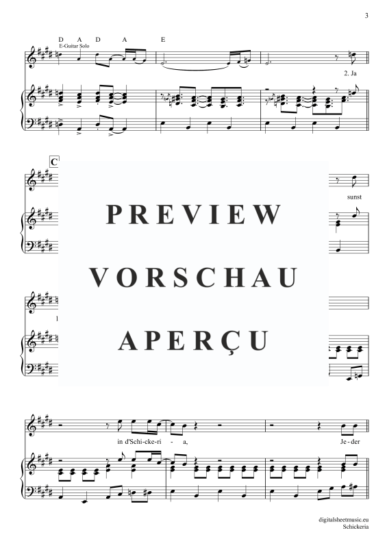 Produktgalerie: Seite 10 von 11 Schickeria, Spider Murphy Gang, Klavier, Gesang & Akkorde