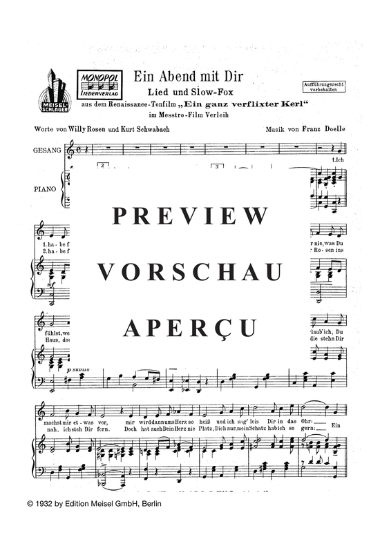 Produktgalerie: Seite 3 von 3 Ein Abend mit Dir, , Klavier und Gesang