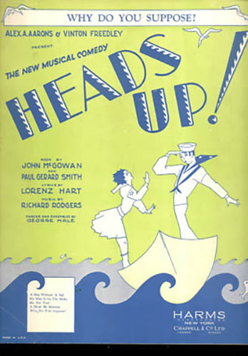 cover: A Ship Without A Sail (from Heads Up!), Lorenz Hart, Gesang, Gitarre, Klavier