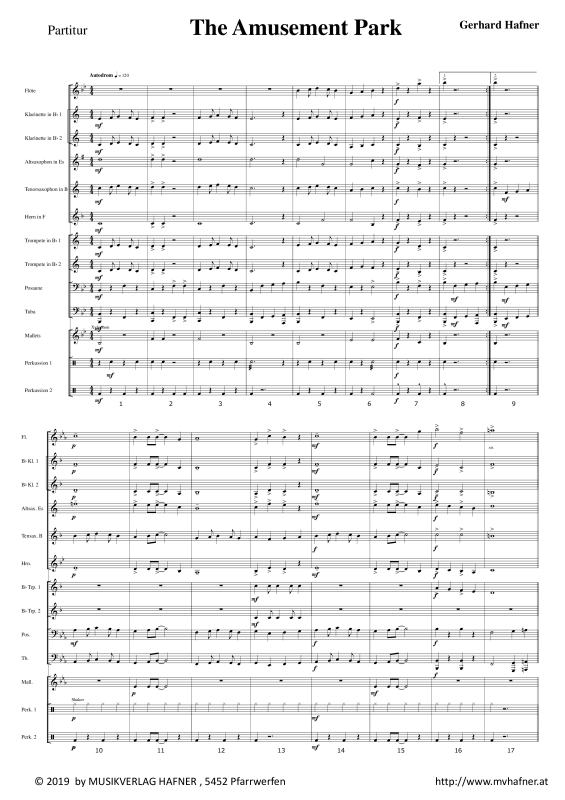 Product gallery: Page 1 of 11 The Amusement Park, , (Youth wind orchestra)