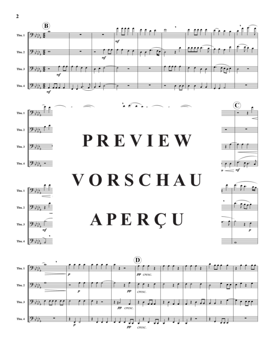 Product gallery: Page 3 of 21 La Chasse , , (Trombone Quartet)