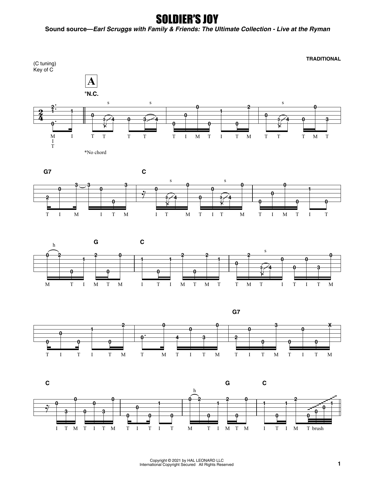 Product gallery: Page 1 of 1 Soldier's Joy, Earl Scruggs
