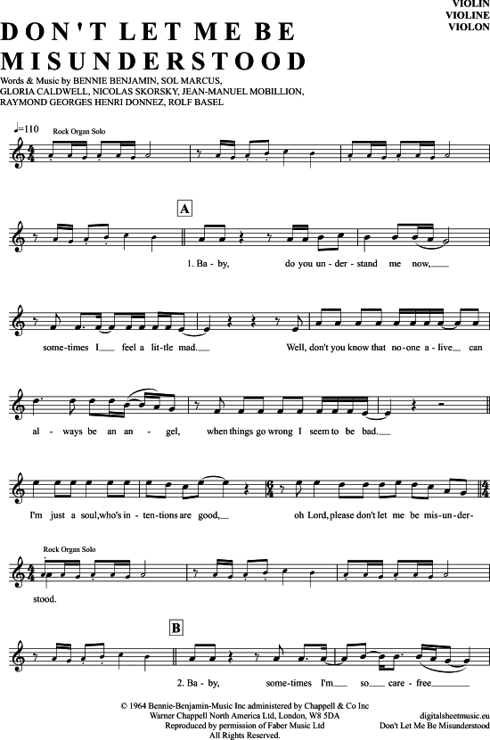 Product picture to: Don´t Let Me Be Misunderstood The Animals