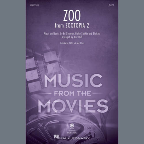 Produktbild zu: Zoo (from Zootopia 2) (arr. Mac Huff)