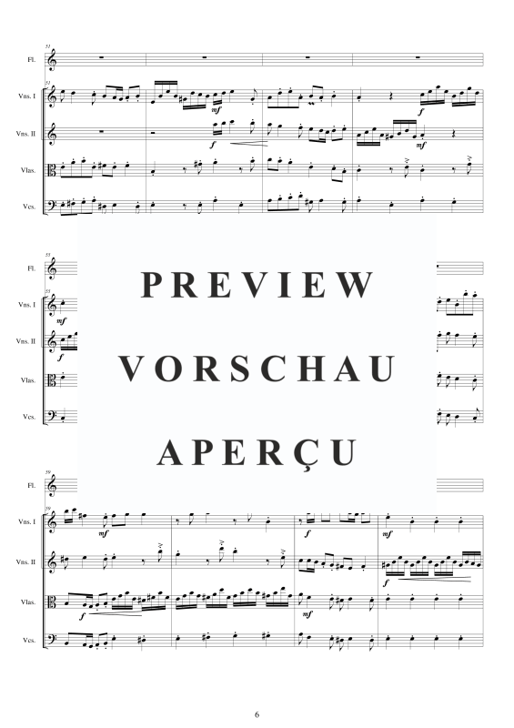 Product gallery: Page 7 of 11 Flöten Konzert in A-Moll, , Flute Solo and String Orchestra