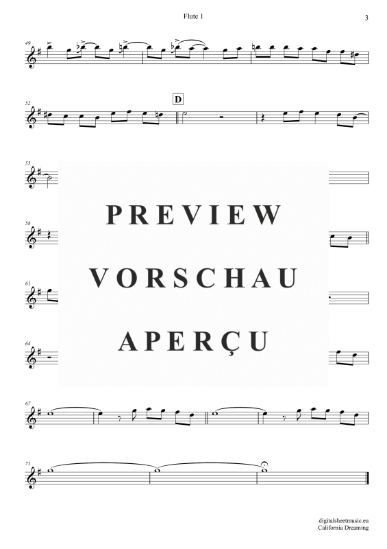 gallery: California Dreamin, Mamas & Papas, (Flöten Trio + Klavier)