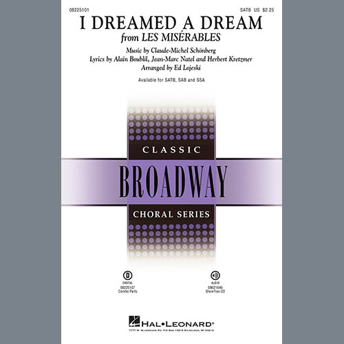 Produktbild zu: I Dreamed A Dream (from Les Miserables) (arr. Ed Lojeski)
