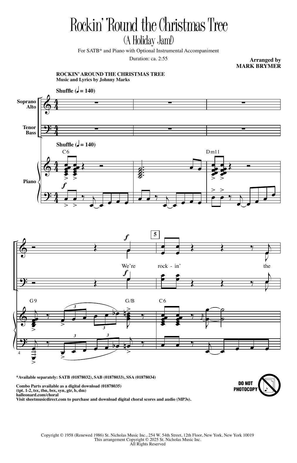 Produktbild zu: Rockin' 'Round The Christmas Tree (A Holiday Jam!)