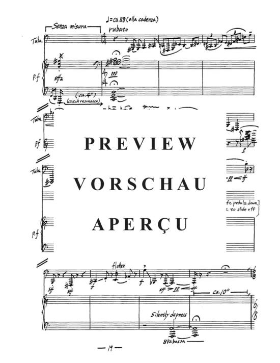 Product gallery: Page 20 of 21 Impromptu No 1 , , (tuba + piano)
