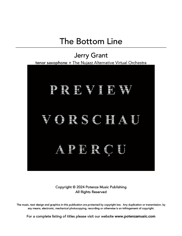 gallery: Bottom Line, The, , (Tenor Saxophon in B und Backing Track)