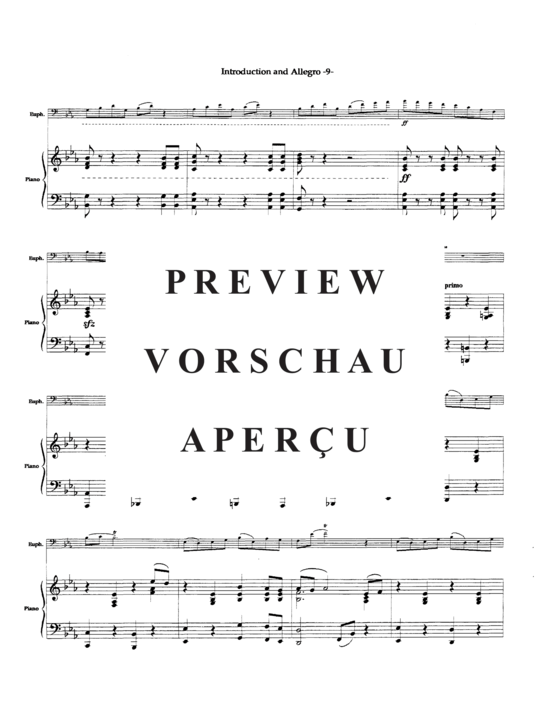 Product gallery: Page 13 of 19 Introduction and Allegro , , (euphonium/tuba + piano)