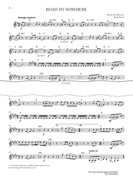 Product gallery: Page 1 of 1 Road To Nowhere, Talking Heads