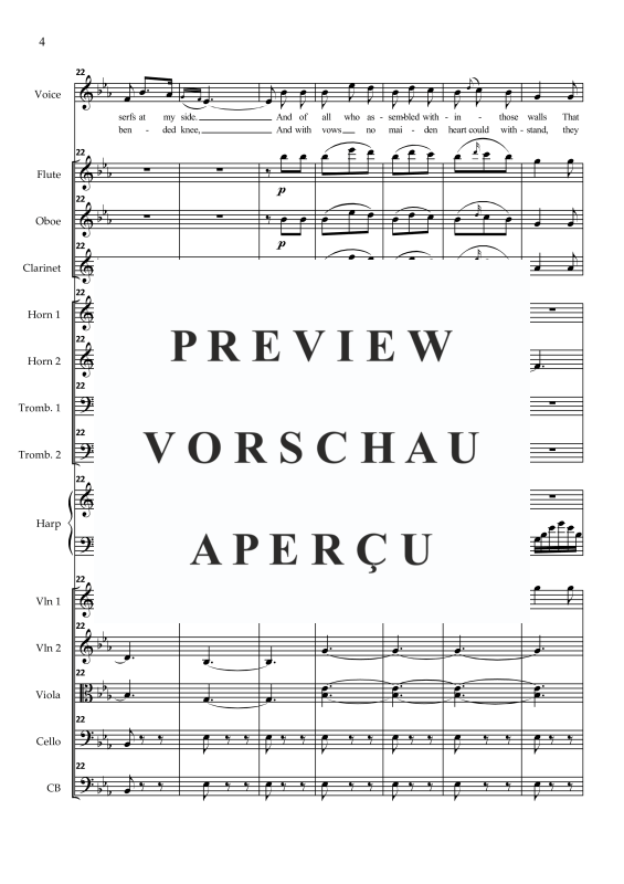 Product gallery: Page 7 of 11 I dreamt I dwelt in Marble Halls, , Soprano Solo and Small Orchestra