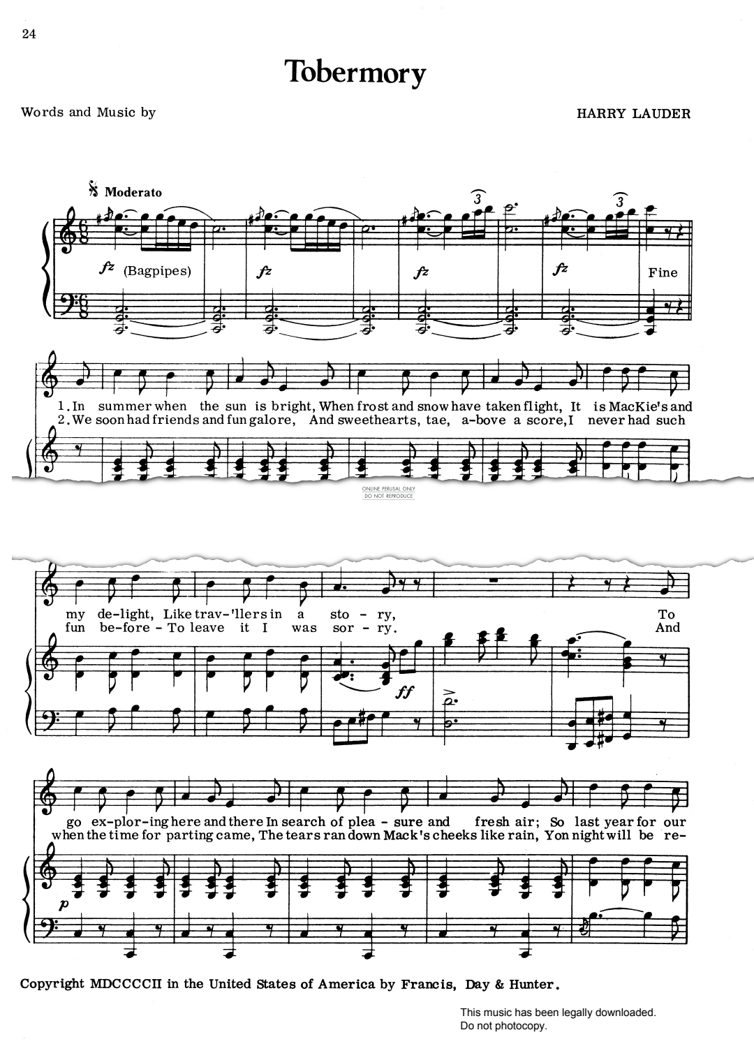 gallery: Tobermory, Harry Lauder