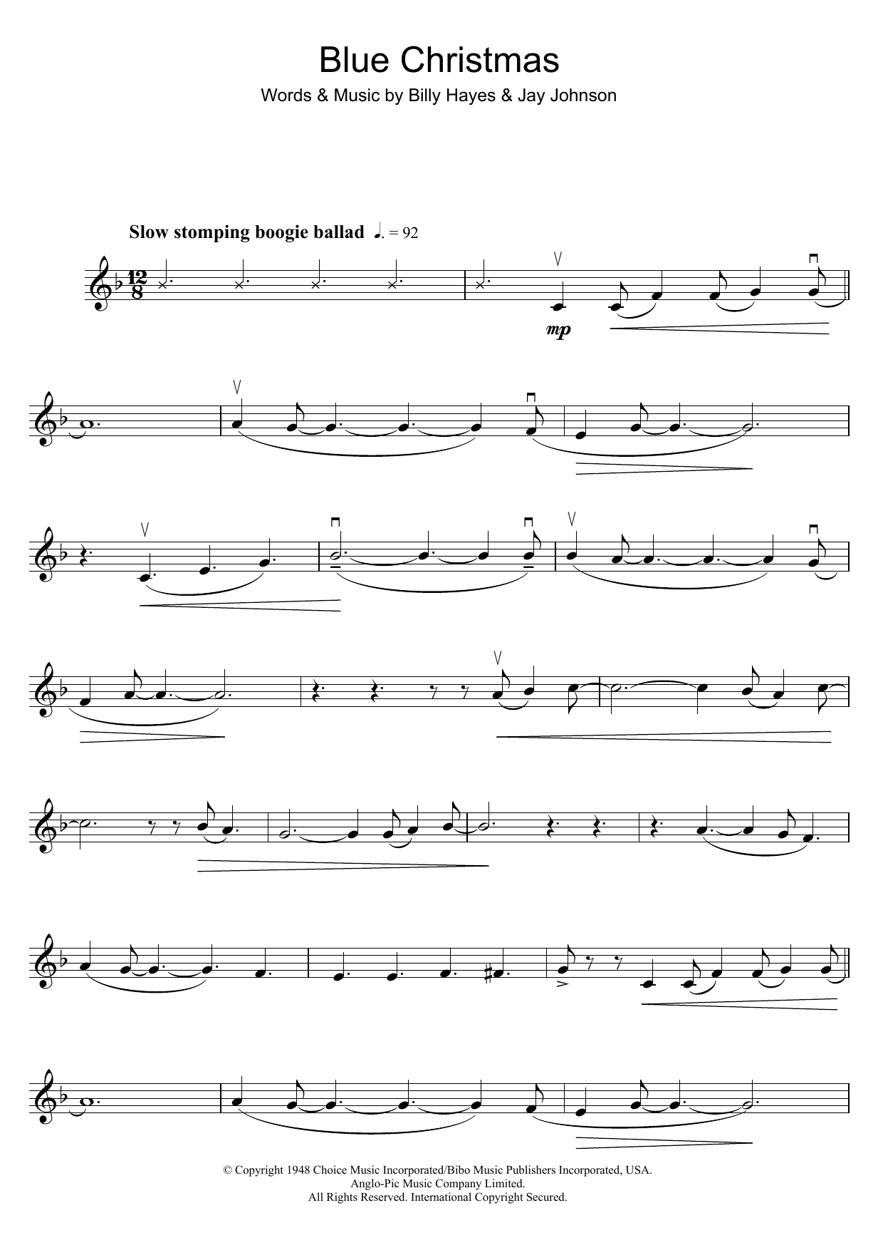 Product gallery: Page 1 of 1 Blue Christmas, Elvis Presley