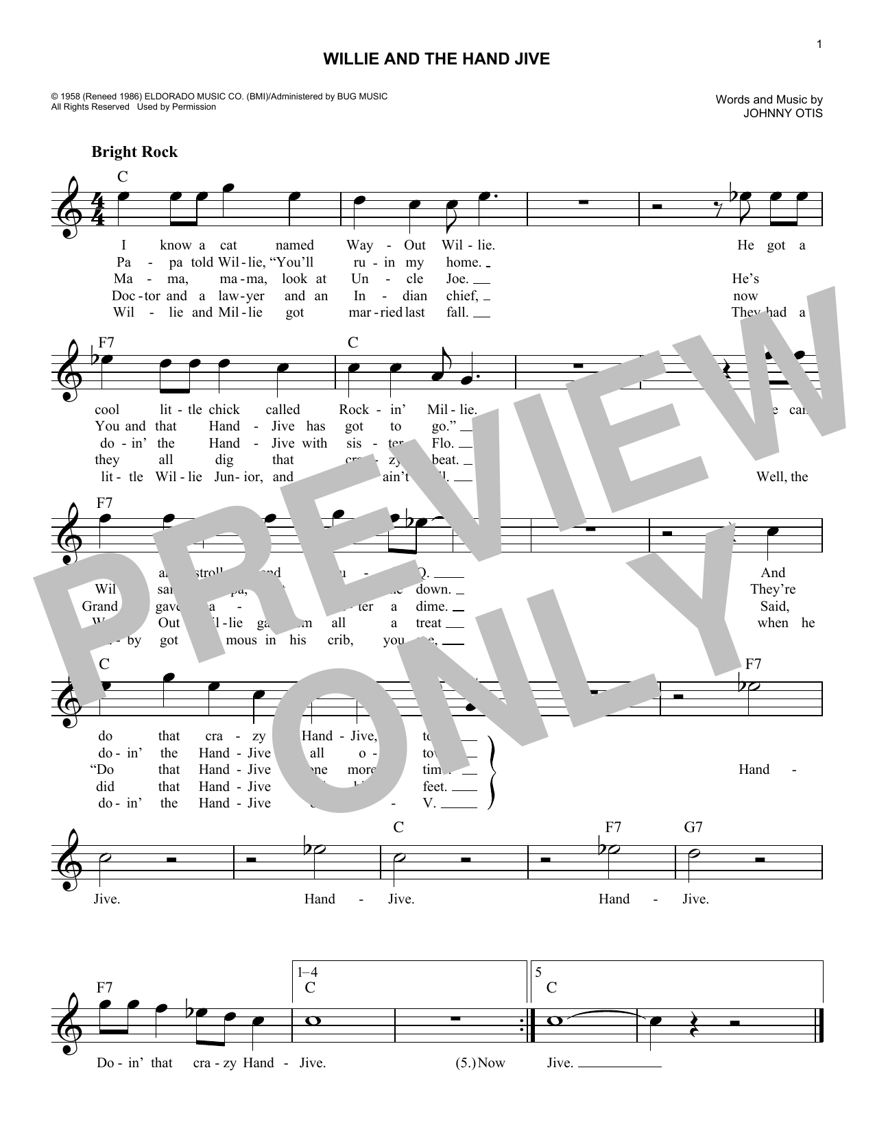 Produktbild zu: Willie And The Hand Jive