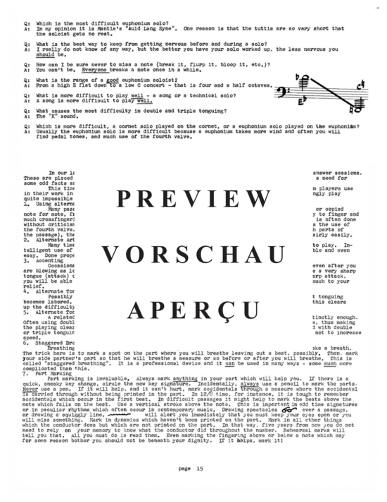 Product gallery: Page 17 of 21 Volume I- The Art of the Euphonium , , (Euphonium Solo)