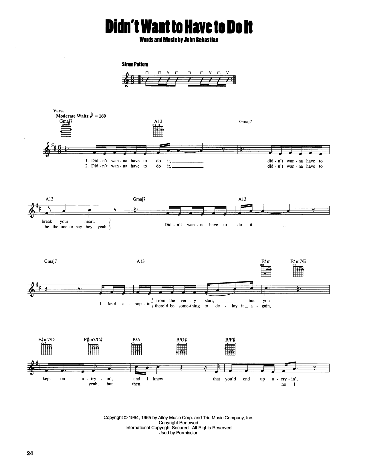 Produktgalerie: Seite 1 von 1 Didn't Want To Have To Do It, John Sebastian, Gitarre