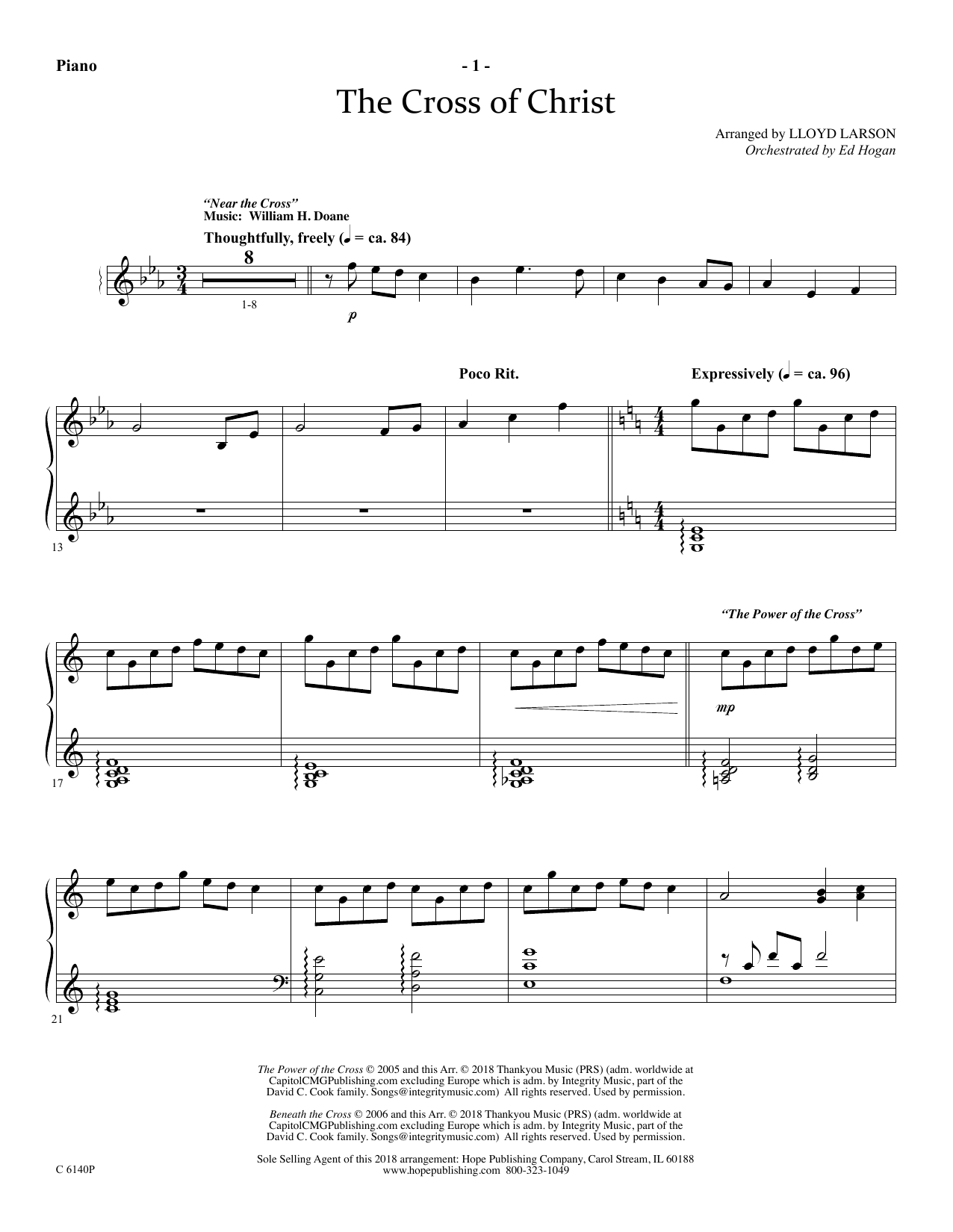 Product picture to: The Cross Of Christ - Piano