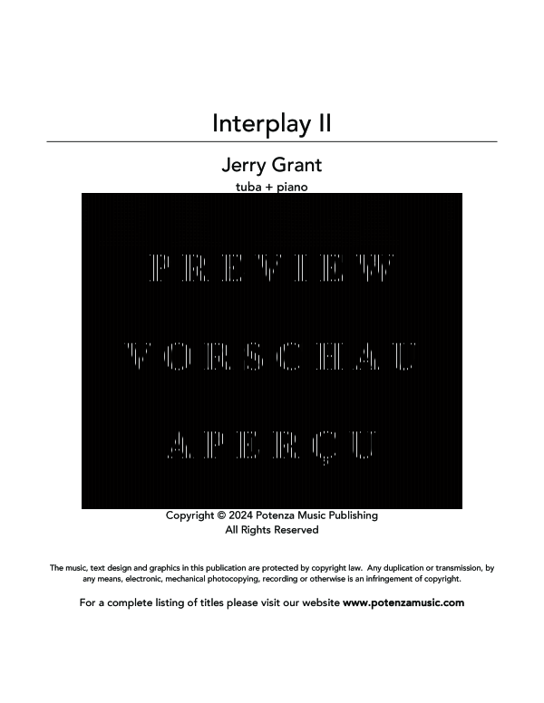 gallery: Interplay II, , (tuba and piano)