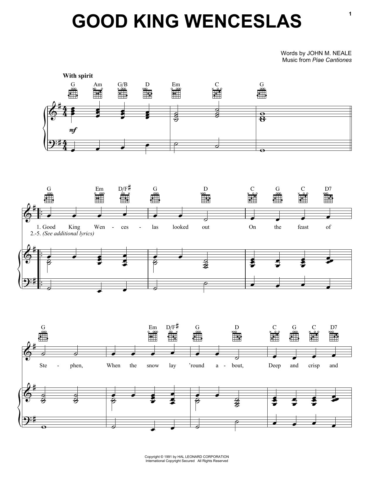 Product gallery: Page 1 of 1 Good King Wenceslas, John M. Neale