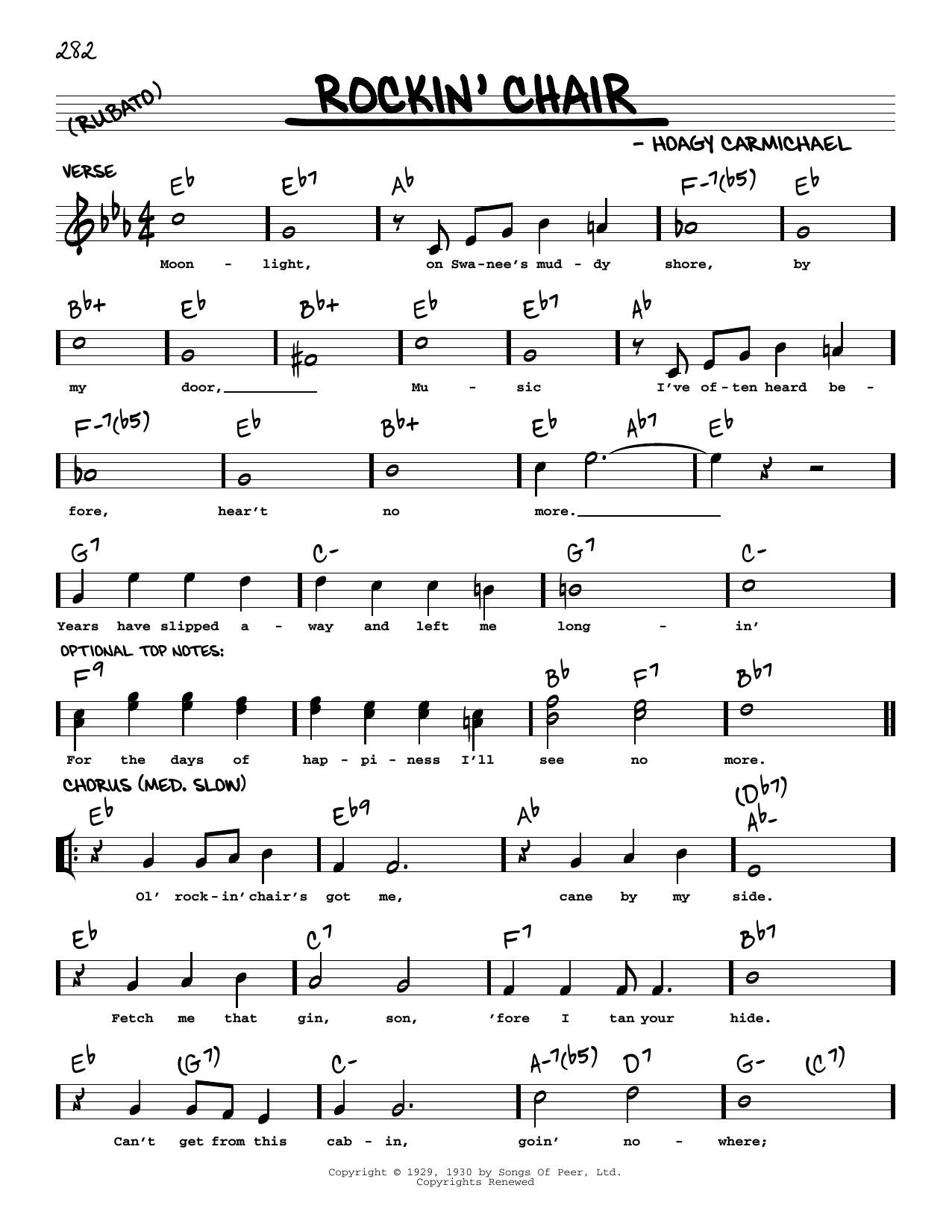 Product picture to: Rockin' Chair (arr. Robert Rawlins)