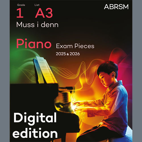 Product picture to: Muss i denn (Grade 1, list A3, from the ABRSM Piano Syllabus 2025 & 2026)