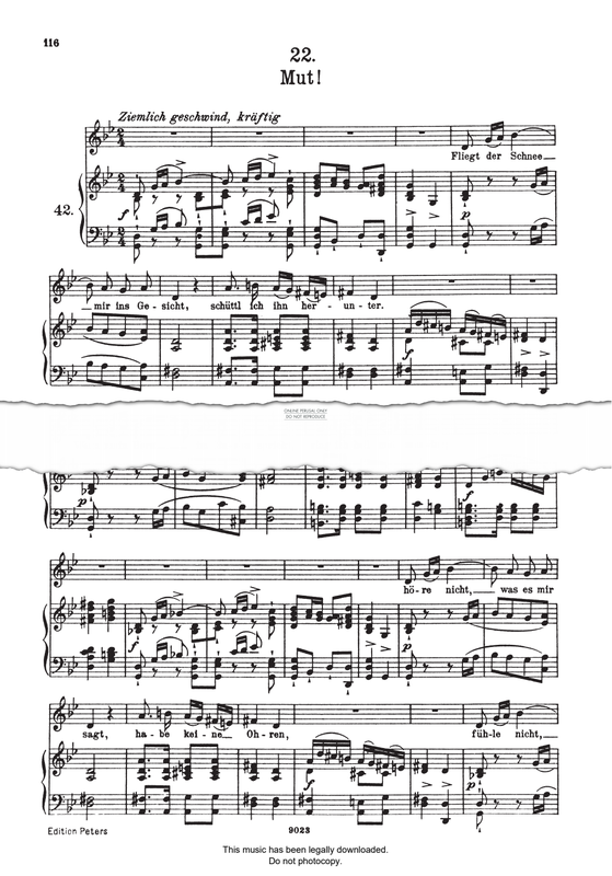 Produktbild zu: Mut! (from 'Winterreise Op.89 D911')