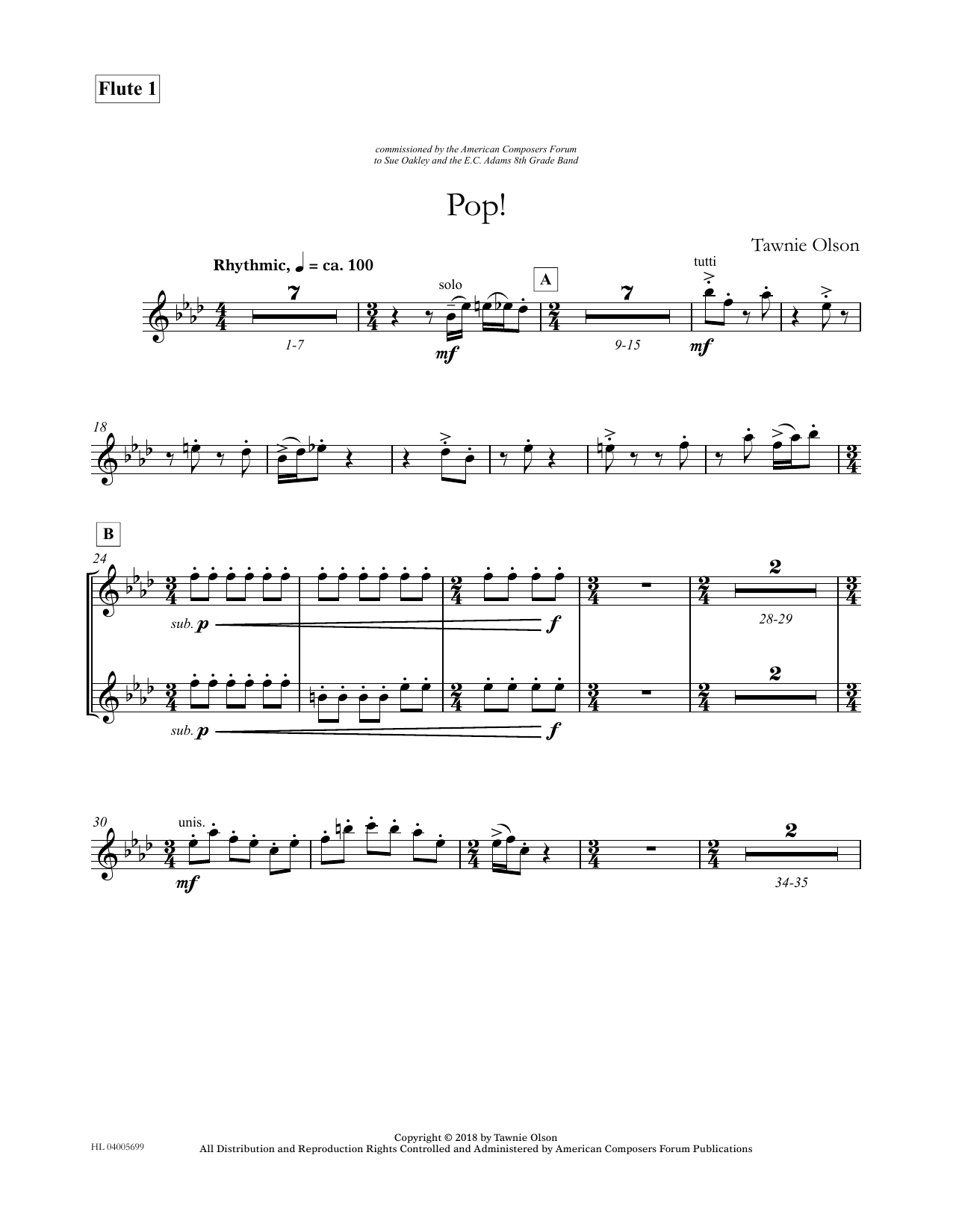 Product picture to: Pop! - Flute 1 (Divisi)