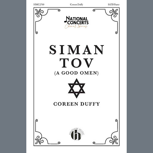 cover: Siman Tov (A Good Omen), Coreen Duffy, Chor