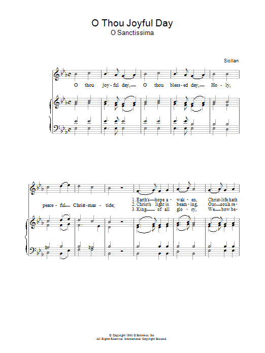 Produktbild zu: O Thou Joyful Day