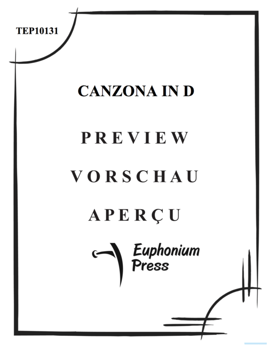 Product gallery: Page 2 of 21 Canzona in d , , (Tuba Quartett EETT)