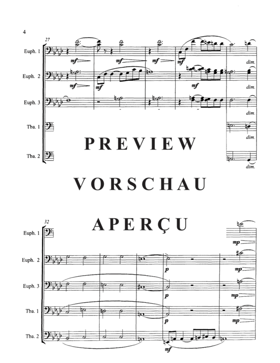 Product gallery: Page 8 of 20 Elegy , , (Tuba Quintet EEETT)