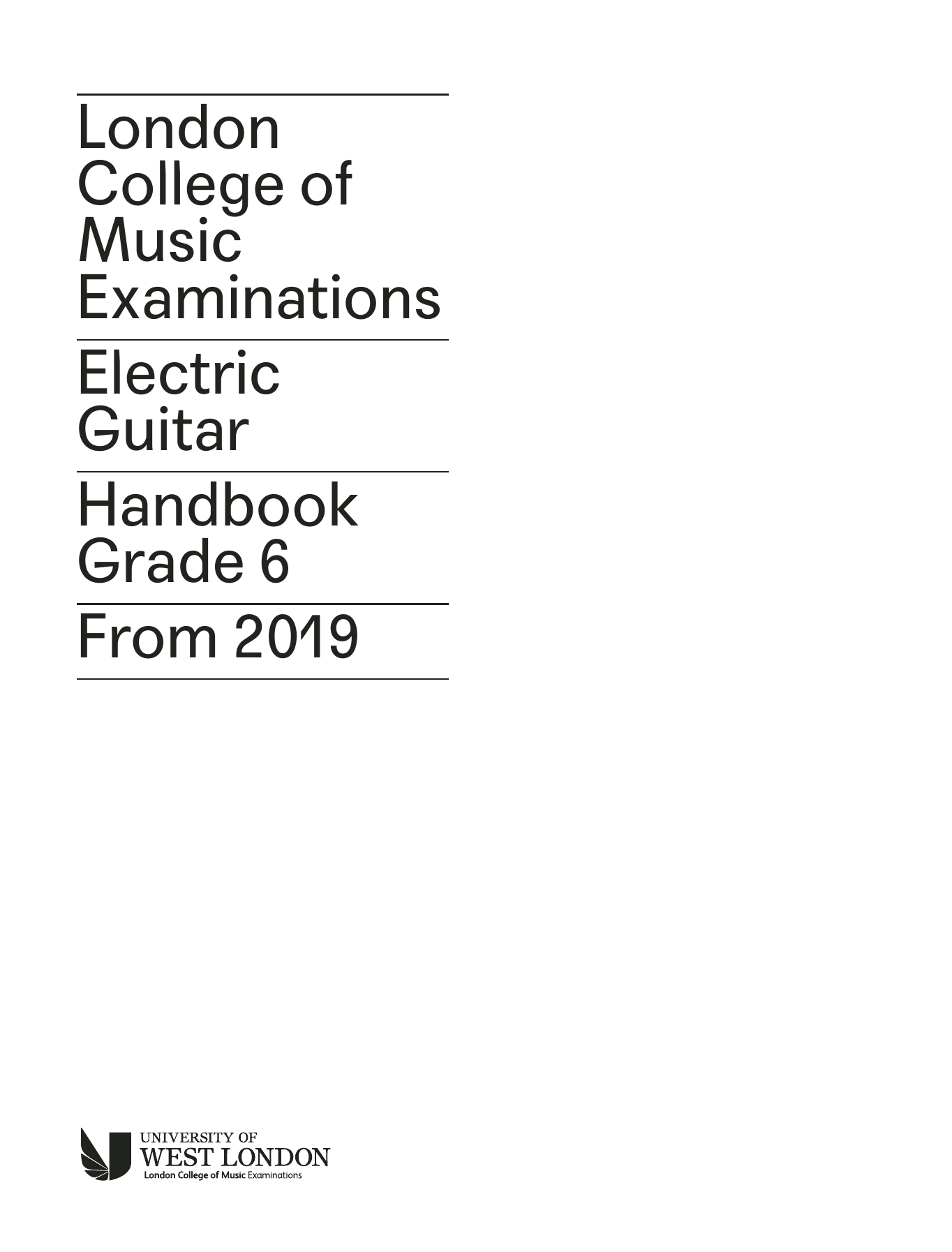 Produktgalerie: Seite 1 von 1 LCME Electric Guitar Handbook 2019 - Grade 6, LCME