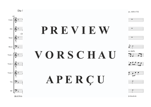 Produktgalerie: Seite 7 von 11 Die Seele Christi heilige mich, , Gemischter Chor, Streicher und BC
