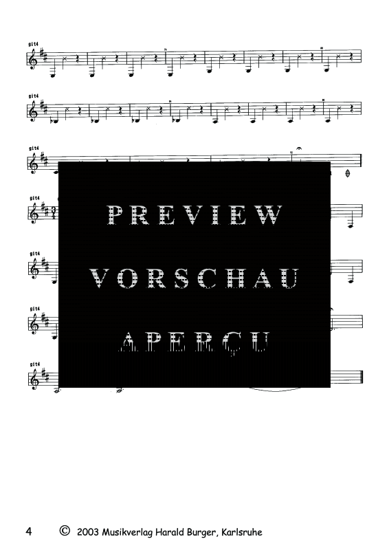 Produktgalerie: Seite 5 von 5 Concertino für 4 Gitarren, , Quartett Gitarre - Gitarre 4