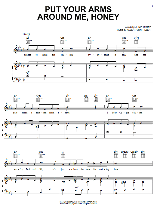 Produktbild zu: Put Your Arms Around Me, Honey