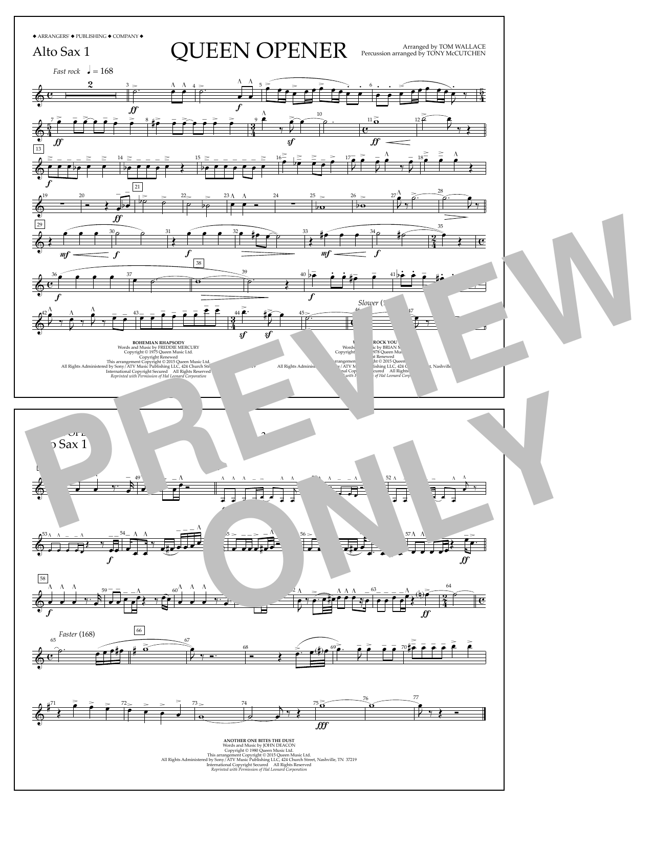 Produktbild zu: Queen Opener - Alto Sax 1