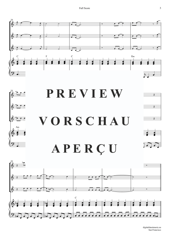 Produktgalerie: Seite 4 von 11 San Francisco, McKenzie, Scott, (Violinen Trio + Klavier)