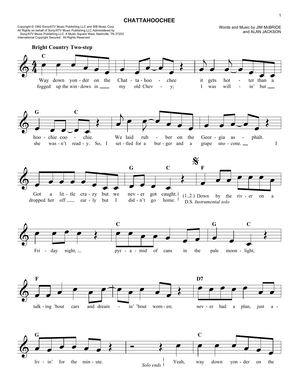 Produktgalerie: Seite 1 von 1 Chattahoochee, Alan Jackson