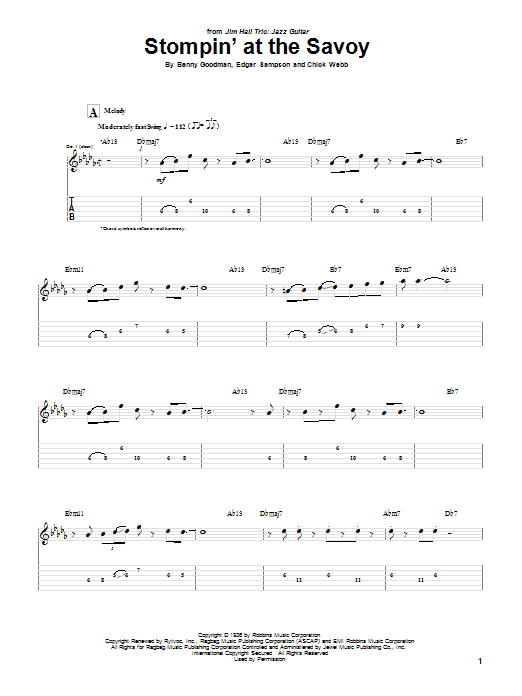 Produktbild zu: Stompin' At The Savoy