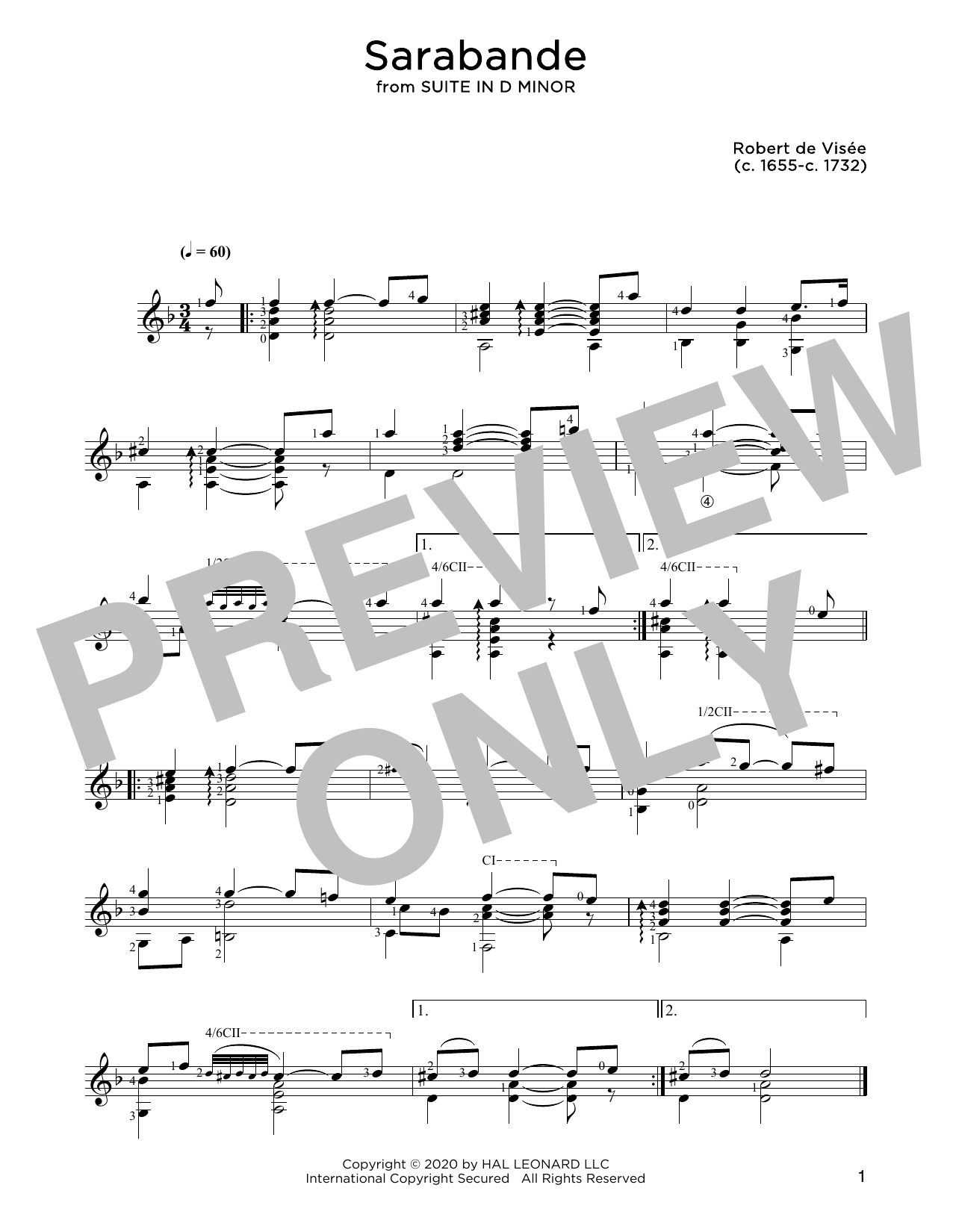 Produktbild zu: Sarabande