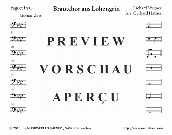 gallery: Brautchor aus Lohengrin, , (wind orchestra)