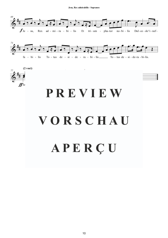 Produktgalerie: Seite 11 von 11 Jesu, Rex admirabilis, , Gemischter Chor und Orgel
