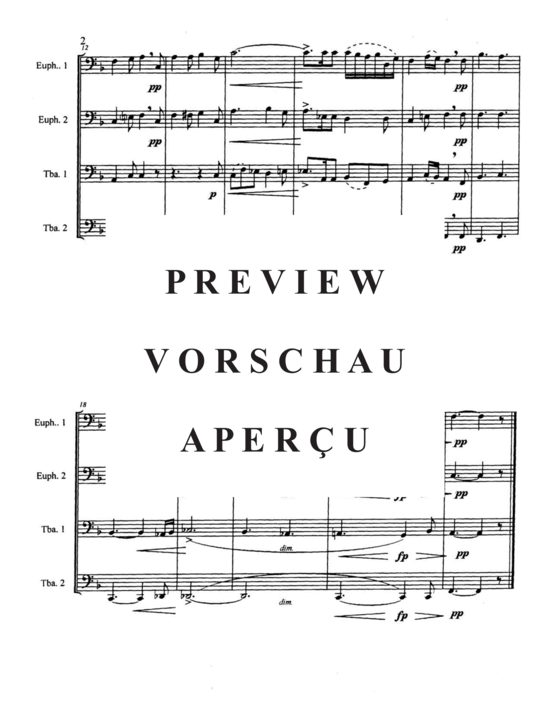 Product gallery: Page 14 of 21 Eleven Songs for Mens Chorus , , (Tuba Quartett EETT)