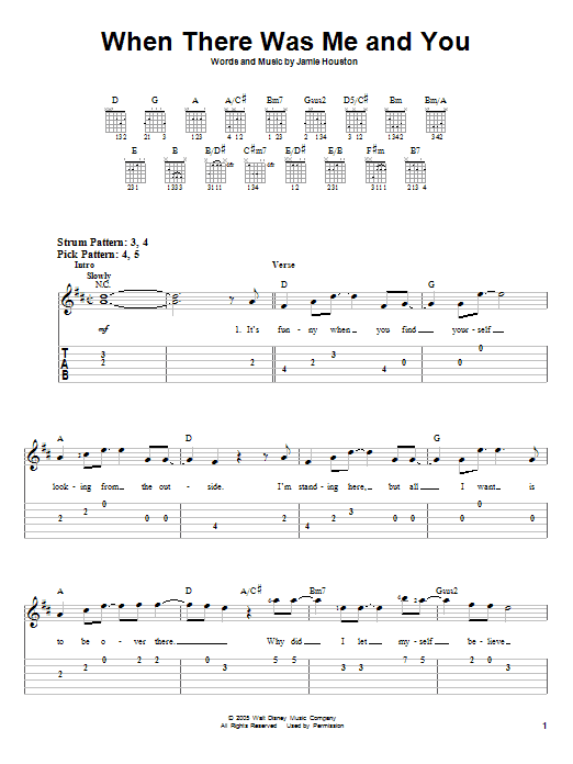 Product gallery: Page 1 of 1 When There Was Me And You, High School Musical
